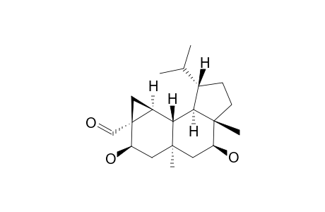 NEOVERRUCOSAN-5-BETA,9-BETA-DIOL-4-CARBOXALDEHYDE