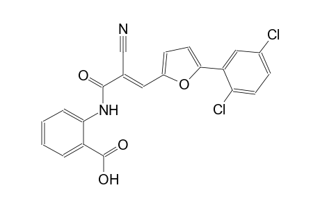 2-({(2E)-2-cyano-3-[5-(2,5-dichlorophenyl)-2-furyl]-2-propenoyl}amino)benzoic acid