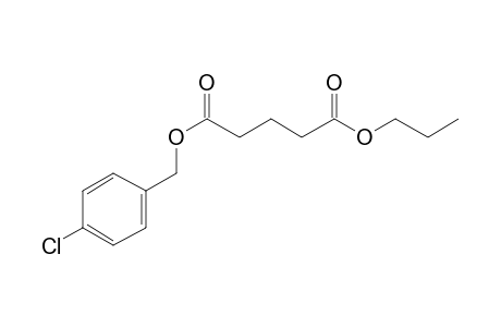 Glutaric acid, 4-chlorobenzyl propyl ester