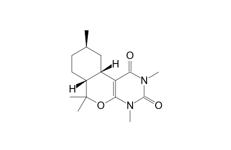 (6aSR,9RS,10aRS)-4,6,6a,7,8,9,10,10a-Octahydro-2,4,6,6,9-pentamethyl-1H-[2]benzopyrano[3,4-d]pyrimidine-1,3(2H)-dione