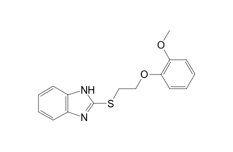 2-((2-(2-methoxyphenoxy)ethyl)thio)-1H-benzo[d]imidazole
