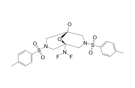 5-(DIFLUORAMINO)-3,7-BIS-(4-METHYLBENZENESULFONYL)-9-OXA-3,7-DIAZABICYCLO-[3.3.1]-NONAN-1-OL