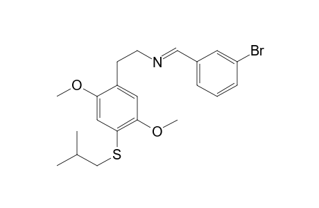 1-(3-Bromophenyl)-N-(2-(2,5-dimethoxy-4-((2-methylpropyl)thio)phenyl)ethyl)methanimine