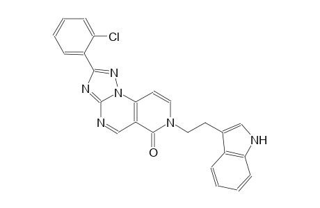 pyrido[3,4-e][1,2,4]triazolo[1,5-a]pyrimidin-6(7H)-one, 2-(2-chlorophenyl)-7-[2-(1H-indol-3-yl)ethyl]-