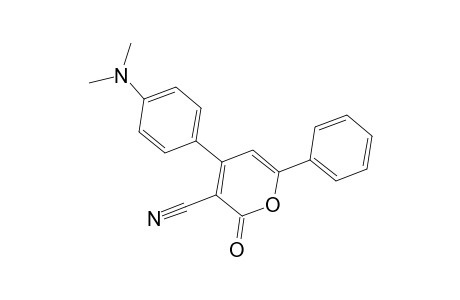 4-[4-(Dimethylamino)phenyl]-2-oxo-6-phenyl-2H-pyran-3-carbonitrile