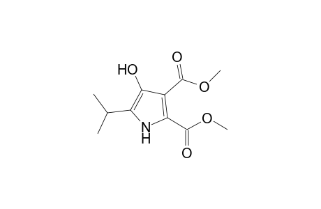 Dimethyl 4-hydroxy-5-isopropyl-1H-pyrrole-2,3-dicarboxylate