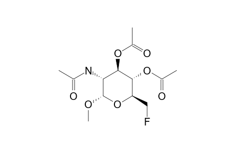 METHYL-2-ACETAMIDO-3,4-DI-O-ACETYL-2,6-DIDEOXY-6-FLUORO-ALPHA-D-GLUCOPYRANOSIDE