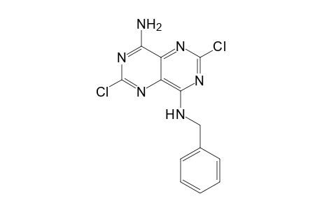 (8-amino-2,6-dichloro-pyrimido[5,4-d]pyrimidin-4-yl)-benzyl-amine