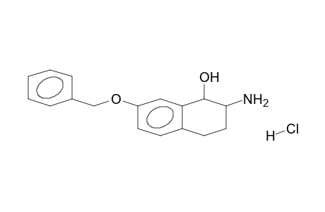 1-NAPHTHALENOL, 2-AMINO-1,2,3,4-TETRAHYDRO-7-(PHENYLMETHOXY)-