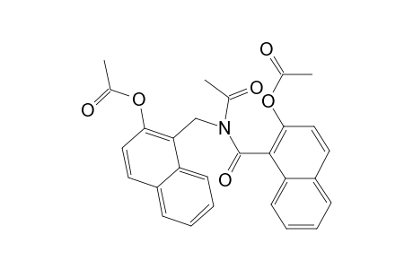 2-Acetoxy-[N-(2-acetoxy-1-naphthoyl)-N-(acetyl)aminomethyl]-naphthalene