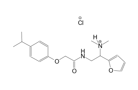 2-furanmethanaminium, N,N-dimethyl-alpha-[[[[4-(1-methylethyl)phenoxy]acetyl]amino]methyl]-, chloride