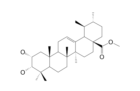 Methyl-2.alpha.,3.alpha.-dihydroxy-ursan-12-en-28-oate