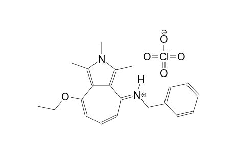 N-((4E)-8-ethoxy-1,2,3-trimethylcyclohepta[c]pyrrol-4(2H)-ylidene)(phenyl)methanaminium perchlorate