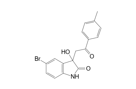 5-bromo-3-hydroxy-3-(p-methylphenacyl)-2-indolinone