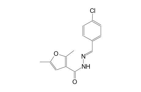 N'-[(E)-(4-chlorophenyl)methylidene]-2,5-dimethyl-3-furohydrazide