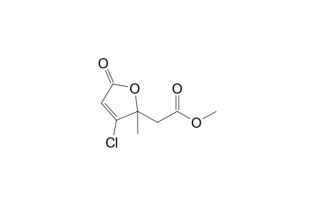 5-[(Methoxycarbonyl)methyl]-4-chloro-5-methyl-2,5-dihydrofuran-2-one