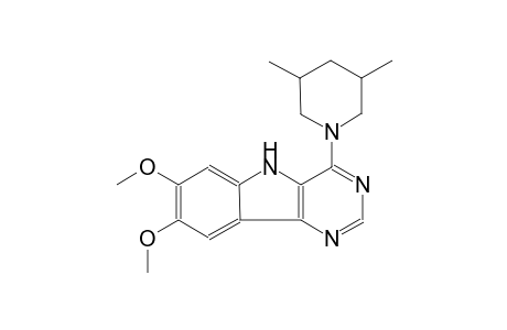4-(3,5-dimethyl-1-piperidinyl)-7,8-dimethoxy-5H-pyrimido[5,4-b]indole