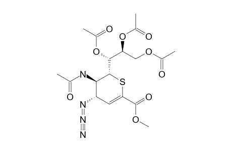 METHYL_5-ACETAMIDO-7,8,9-TRI-O-ACETYL-2,6-ANHYDRO-4-AZIDO-3,4,5-TRIDEOXY-6-THIO-D-GLYCERO-D-GALACTO-NON-2-ENOATE