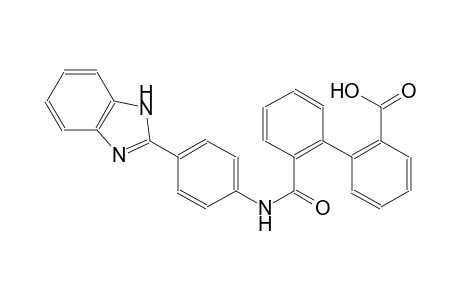 2'-{[4-(1H-benzimidazol-2-yl)anilino]carbonyl}[1,1'-biphenyl]-2-carboxylic acid