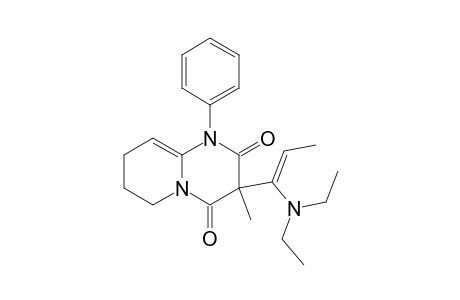 (Z)-3-[1-(diethylamino)-1-propenyl]-7,8-dihydro-3-methyl-1-phenyl-6H-pyrido[1,2-a]-pyrimidin-2,4(1H,3H)-dion