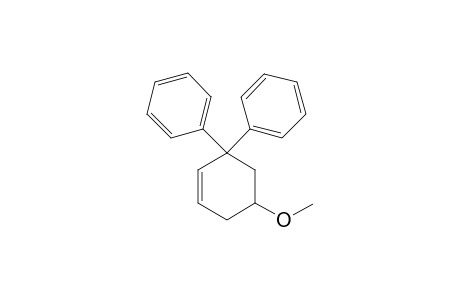 5-Methoxy-3,3diphenylcyclohex-1-ene