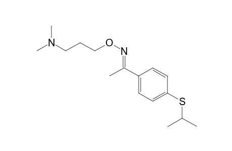 O-[(3'-Dimethylamino)propyl]-4-(2"-propylthio)acetophenone - oxime