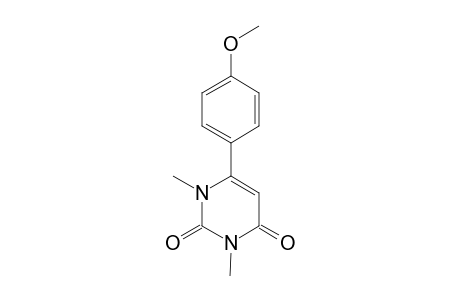 6-(4-METHOXYPHENYL)-1,3-DIMETHYL-PYRIMIDINE-2,4(1H,3H)-DIONE