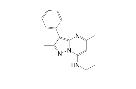 N-isopropyl-2,5-dimethyl-3-phenylpyrazolo[1,5-a]pyrimidin-7-amine