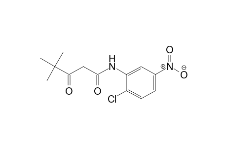 N-(2-chloro-5-nitrophenyl)-4,4-dimethyl-3-oxopentanamide