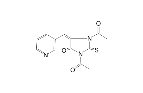 Imidazolidin-4-one, 1,3-diacetyl-5-(3-pyridylmethylene)-2-thioxo-