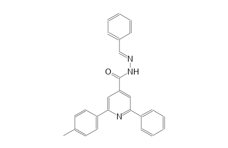 2-(4-methylphenyl)-6-phenyl-N'-[(E)-phenylmethylidene]isonicotinohydrazide