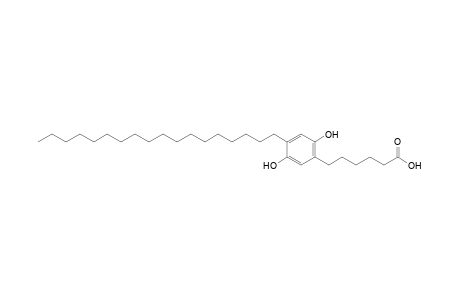 Benzenehexanoic acid, 2,5-dihydroxy-4-octadecyl-