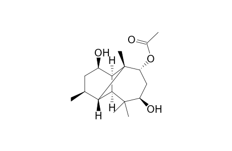(1R,3S,4S,5S,7R,9R,10R,11R)-9-Acetyloxy-1,7-dihydroxylongipinane