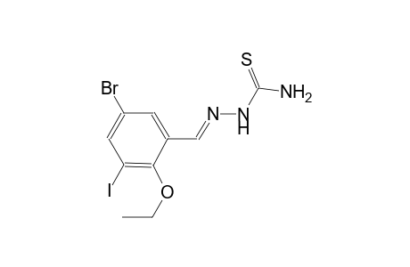 5-bromo-2-ethoxy-3-iodobenzaldehyde thiosemicarbazone