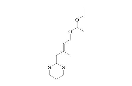 2-[4-(1-Ethoxy-ethoxy)-2-methyl-but-2-enyl]-[1,3]dithiane