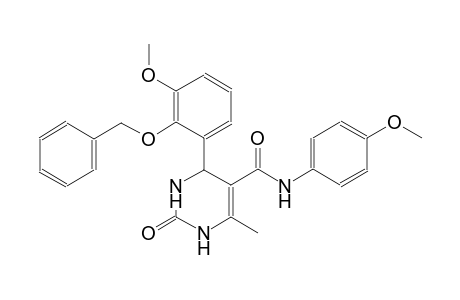 4-[2-(benzyloxy)-3-methoxyphenyl]-N-(4-methoxyphenyl)-6-methyl-2-oxo-1,2,3,4-tetrahydro-5-pyrimidinecarboxamide