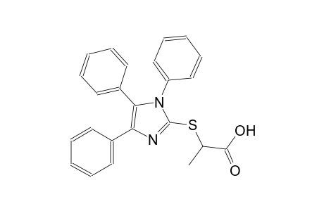 2-[(1,4,5-triphenyl-1H-imidazol-2-yl)sulfanyl]propanoic acid