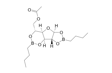 alpha-D-glucofuranose cyclic 1,2:3,5-bis(butylboronate)-6-acetate