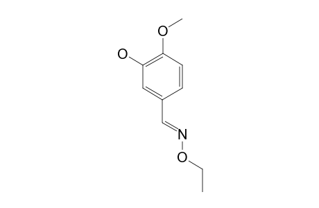 3-HYDROXY-4-METHOXY-BENZALDEHYDE-O-ETHYLOXIME