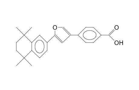 Benzoic acid, 4-[5-(5,6,7,8-tetrahydro-5,5,8,8-tetramethyl-2-naphthalenyl)-3-furanyl]-