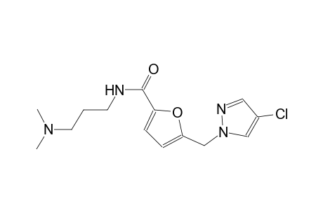 2-furancarboxamide, 5-[(4-chloro-1H-pyrazol-1-yl)methyl]-N-[3-(dimethylamino)propyl]-