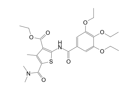 ethyl 5-[(dimethylamino)carbonyl]-4-methyl-2-[(3,4,5-triethoxybenzoyl)amino]-3-thiophenecarboxylate