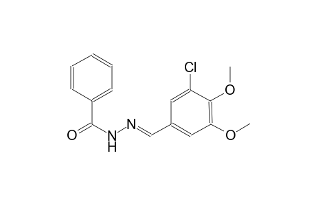 N'-[(E)-(3-chloro-4,5-dimethoxyphenyl)methylidene]benzohydrazide