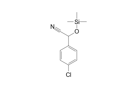 2-(4-chlorophenyl)-2-trimethylsilyloxyacetonitrile