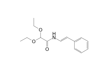 2,2-Diethoxy-trans-N-styryl-acetamide