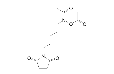2,5-pyrrolidinedione, 1-[5-(N-acetoxy-N-acetylamino)pentyl]-
