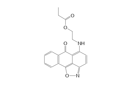 2-[(6-oxo-6H-anthra[1,9-cd]isoxazol-5-yl)amino]ethyl propionate