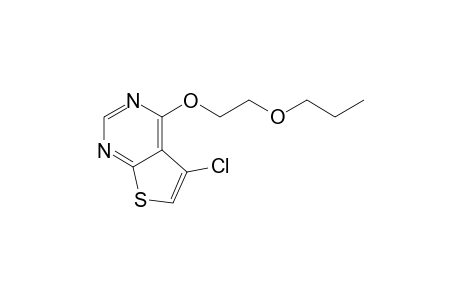 Thieno[2,3-d]pyrimidine, 5-chloro-4-(2-propoxyethoxy)-