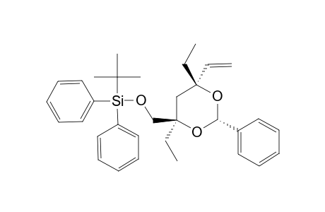 (2R,4S,6R)-TERT.-BUTYL-(4,6-DIETHYL-2-PHENYL-6-VINYL-1,3-DIOXAN-4-YLMETHOXY)-DIPHENYLSILANE