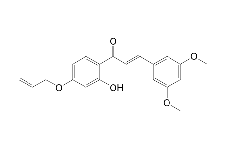 (E)-1-(4-(allyloxy)-2-hydroxyphenyl)-3-(3,5-dimethoxyphenyl)prop-2-en-1-one